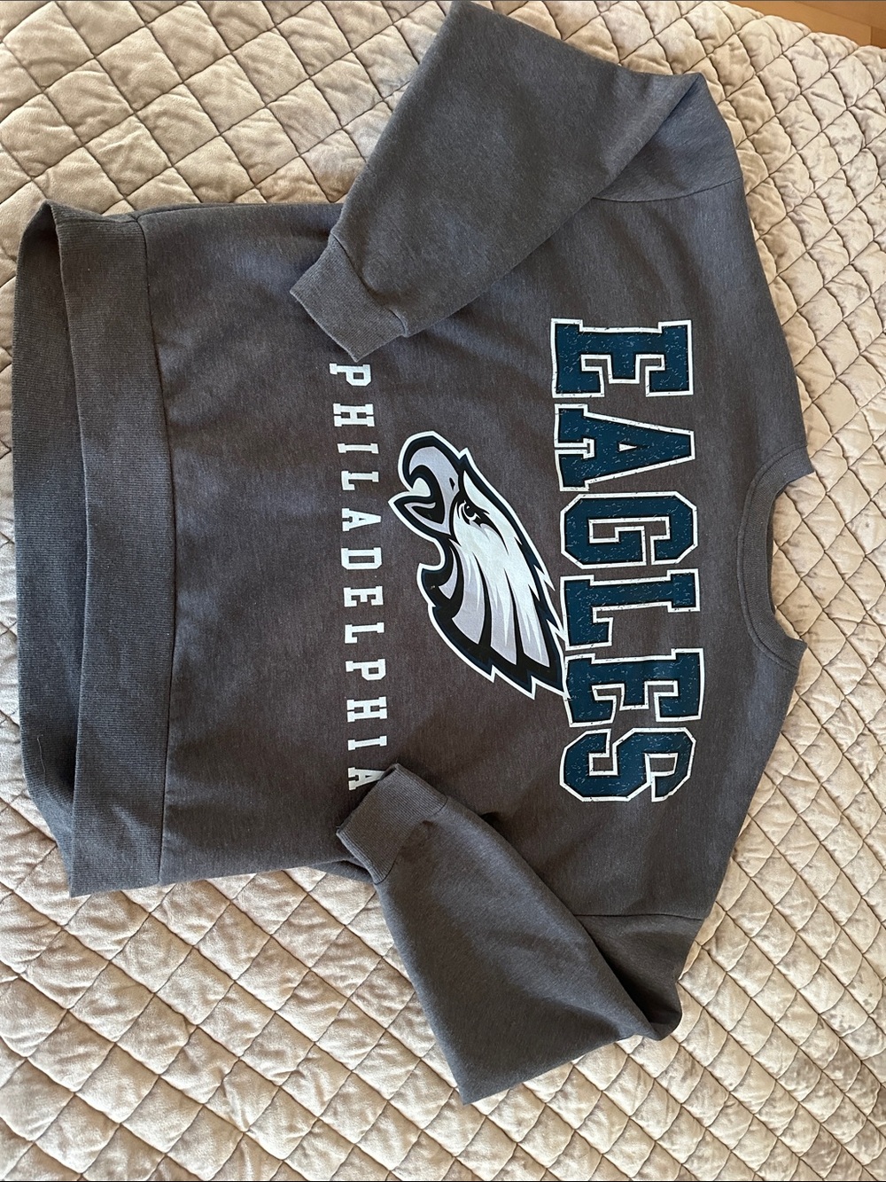 Eagles Charcoal Crewneck Sweatshirt